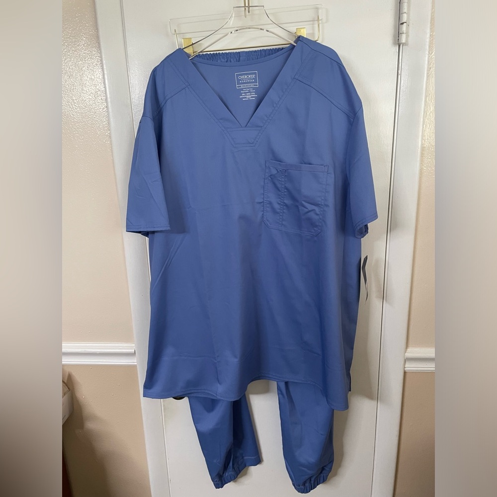 LOT of 3 Scrub SETS  PLUS 1 Scrub top all size 2 XL  unisex Dickies Cherokee NEW - Picture 4 of 16